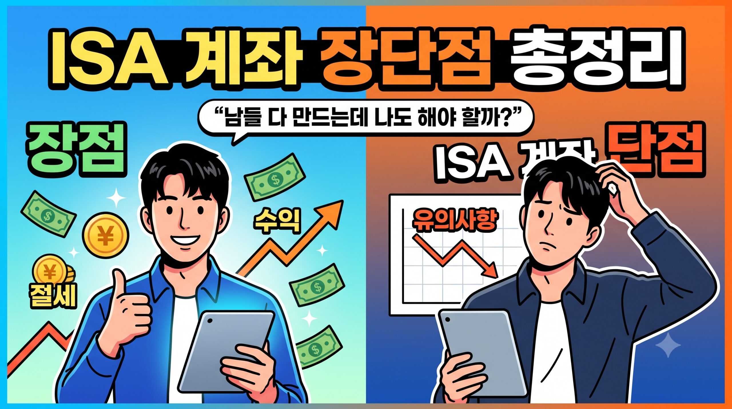 [2026 최신] ISA 계좌 장점과 단점 총정리: “남들 다 만드는데 나도 해야 할까?”